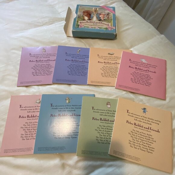 Peter Rabbit & Friends 100th Anniversary Collection 8 Books 200 Stickers Vintage - Picture 11 of 14